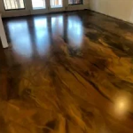Pros of the concrete flooring are mentioned